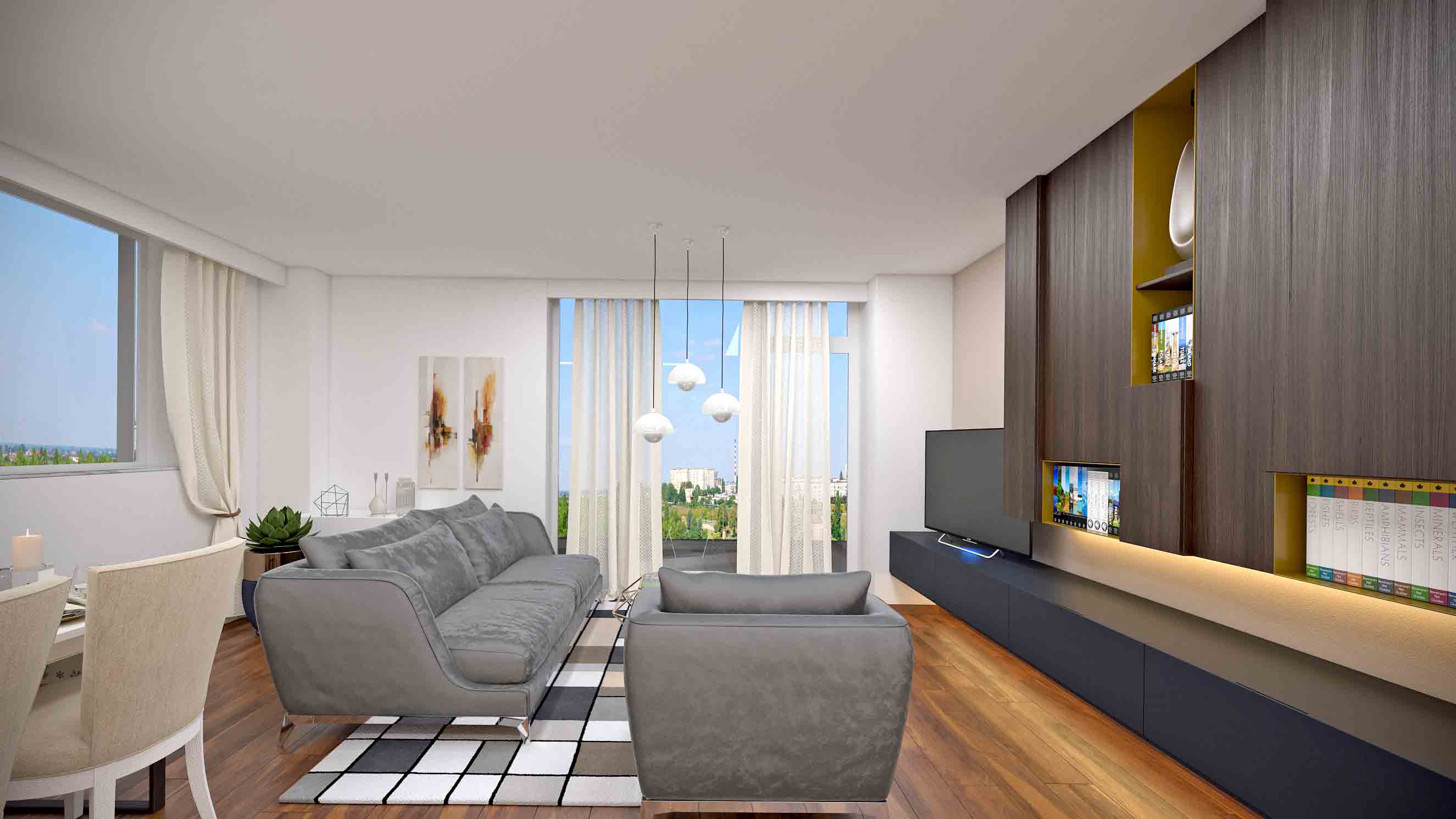 Imagine reprezentativa apartament Model 3C3
